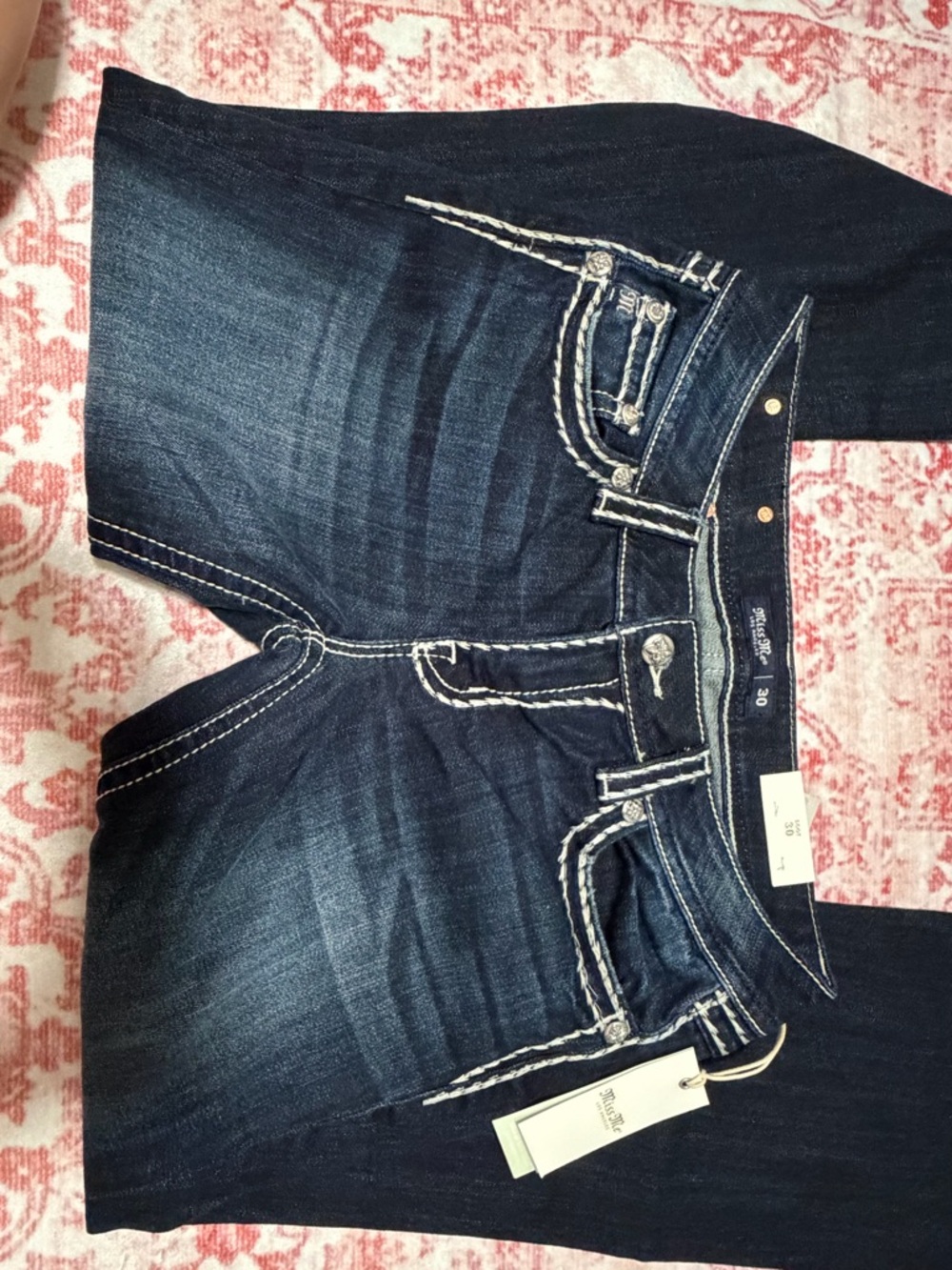 MISS ME Bootcut Women’s Jeans in Dark Indigo - 30